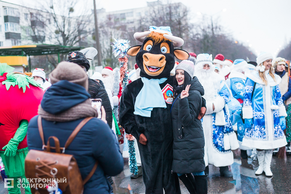 шествие дедов морозов