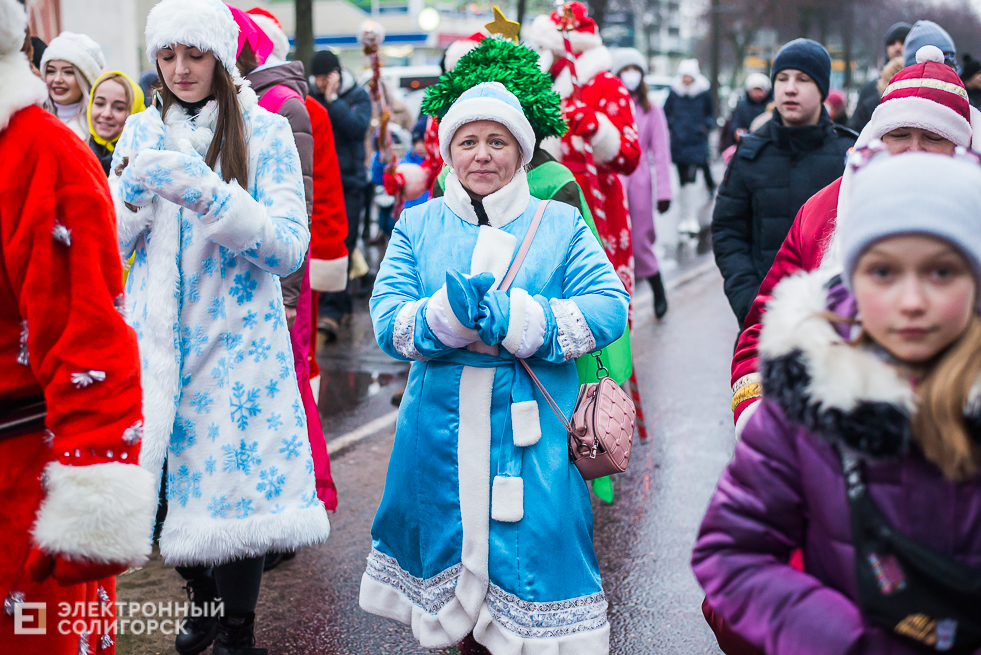 шествие дедов морозов