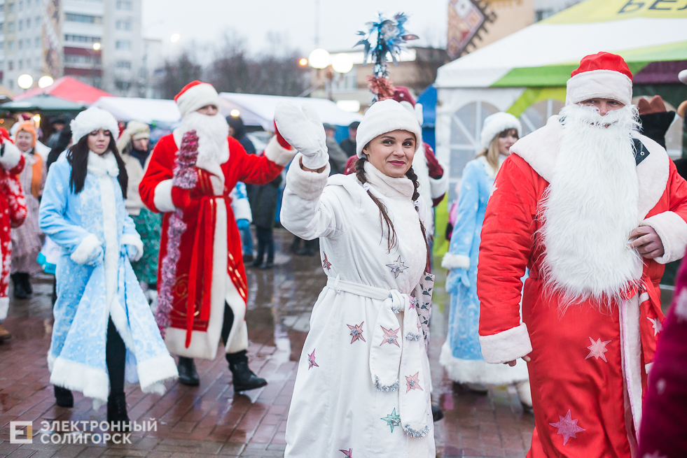шествие дедов морозов