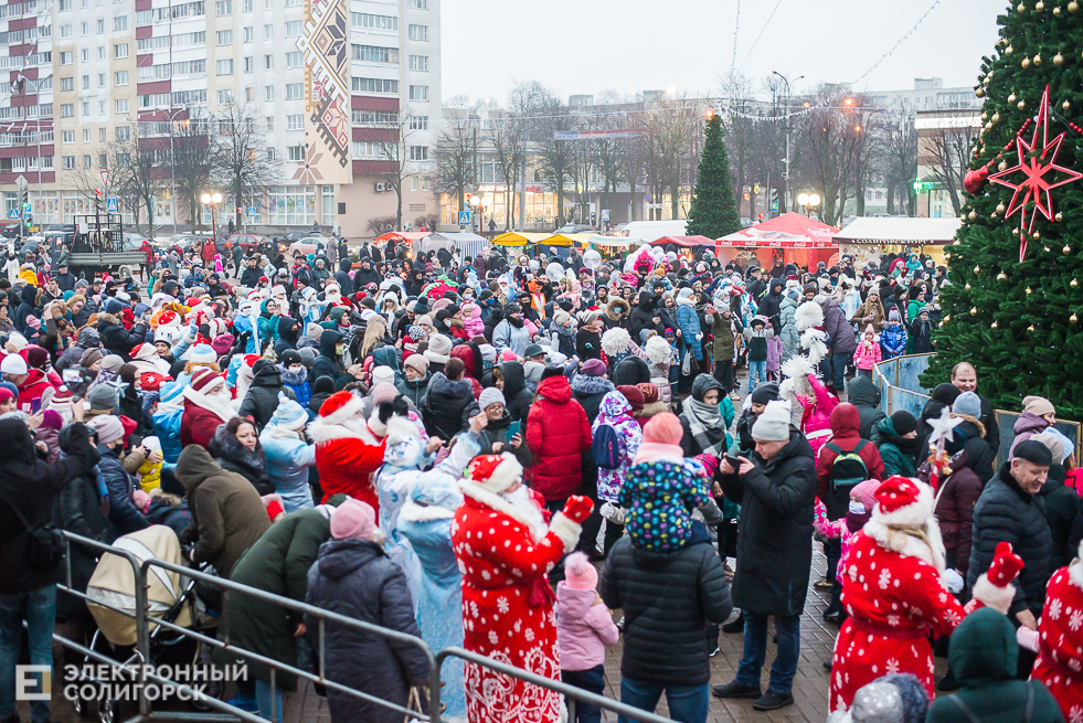 шествие дедов морозов