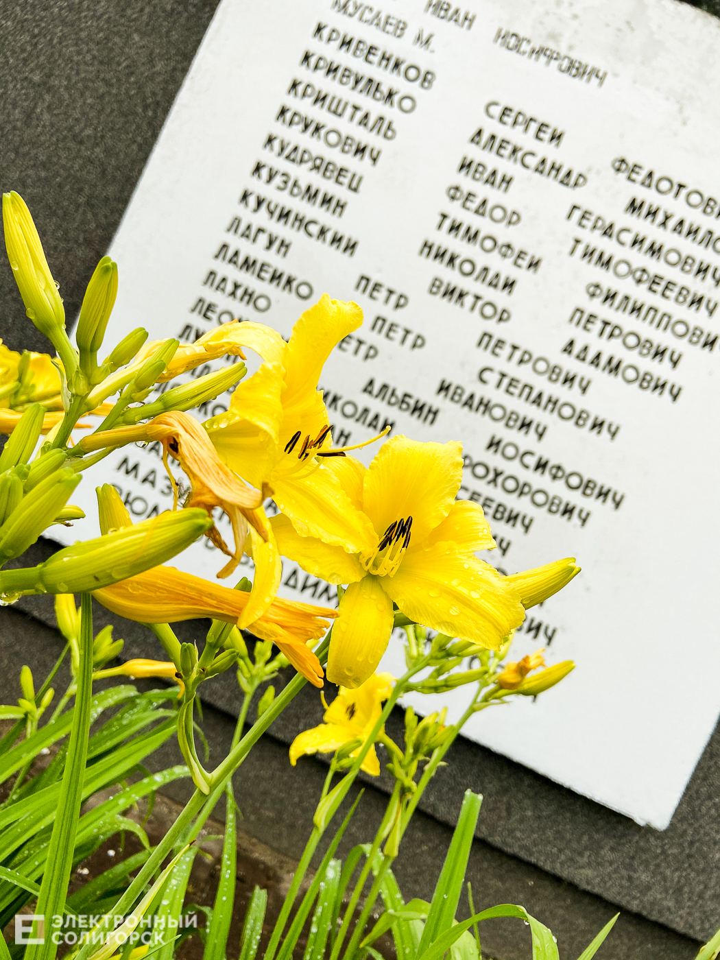 возложение цветов Солигорск