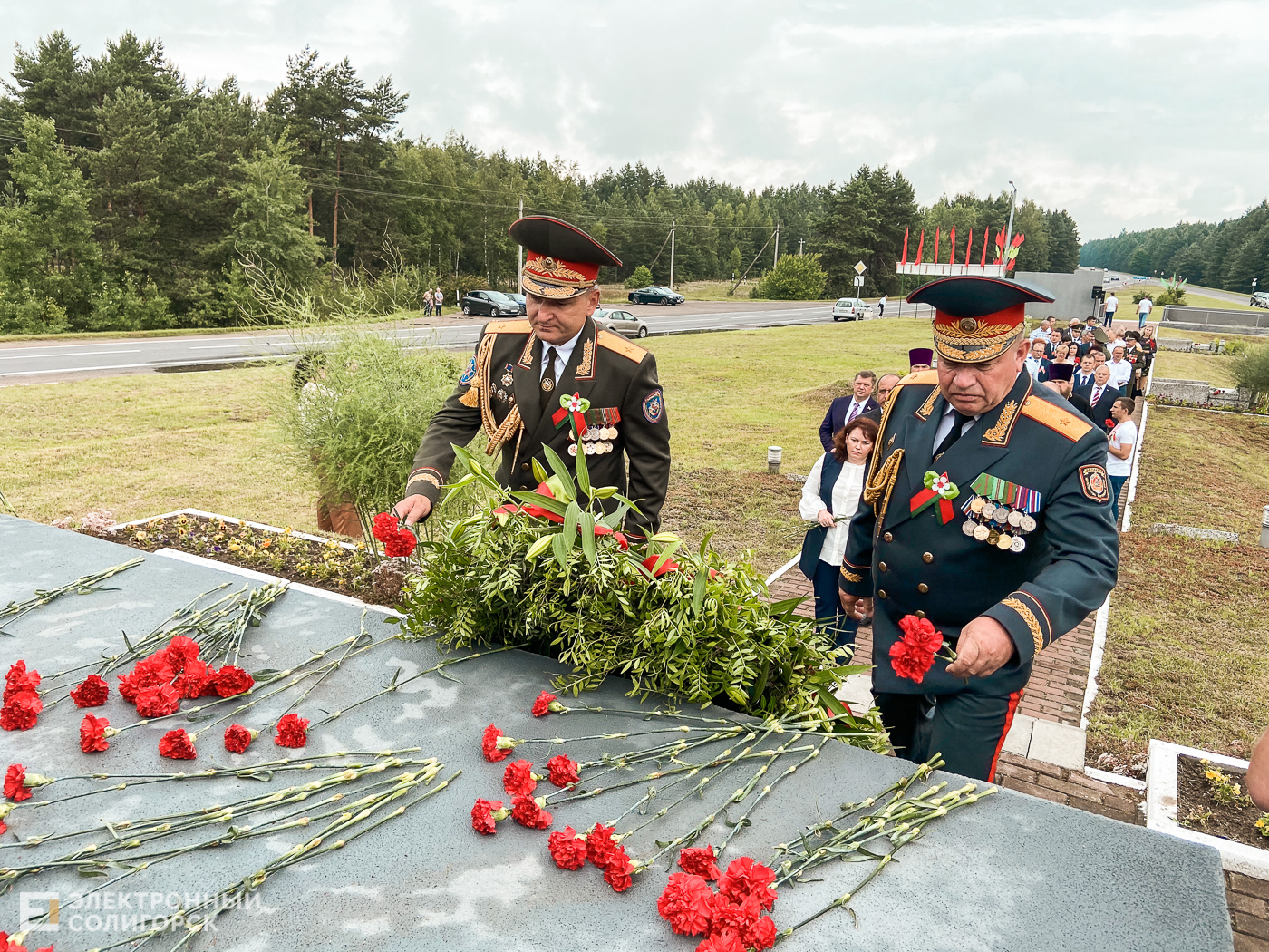 возложение цветов Солигорск