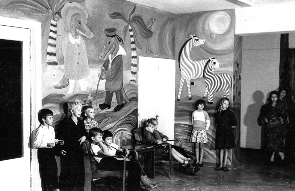 RETRO ретро фото детской больницы солигорск