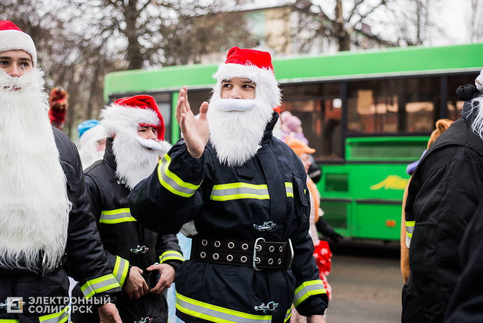 парад дедов морозов