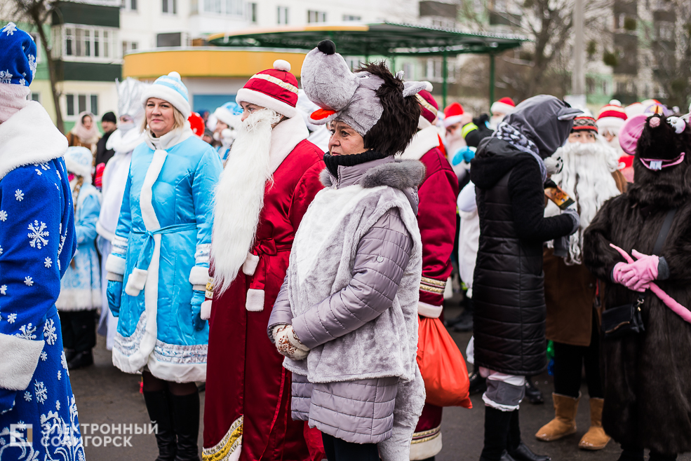 парад дедов морозов