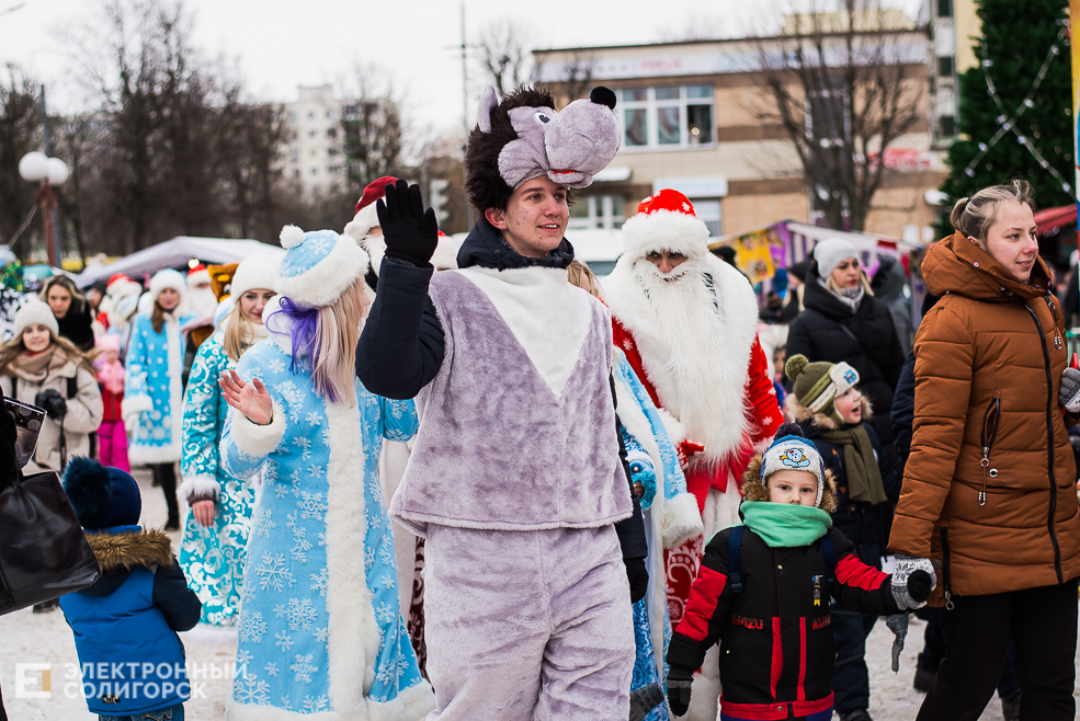 парад дедов морозов