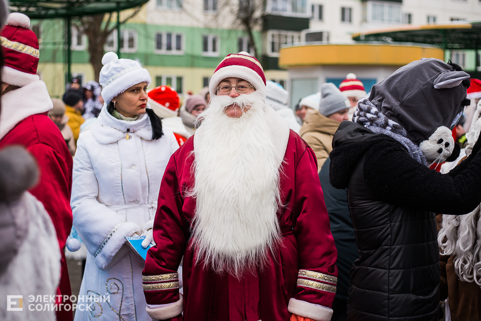 парад дедов морозов