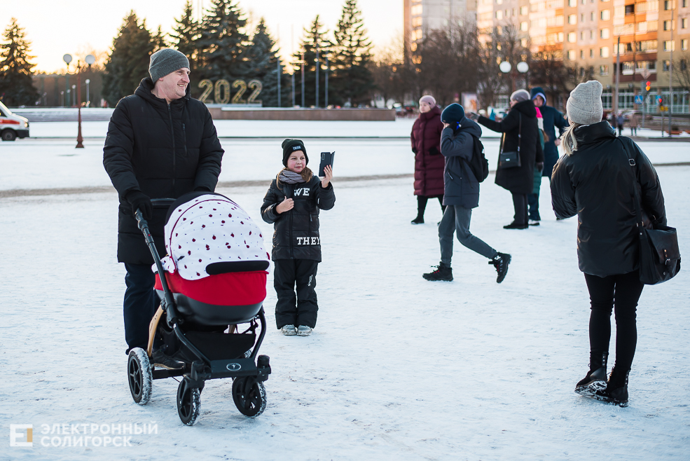 рождественский концерт на площади