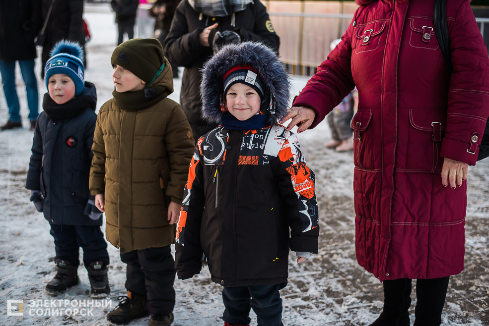рождественский концерт на площади