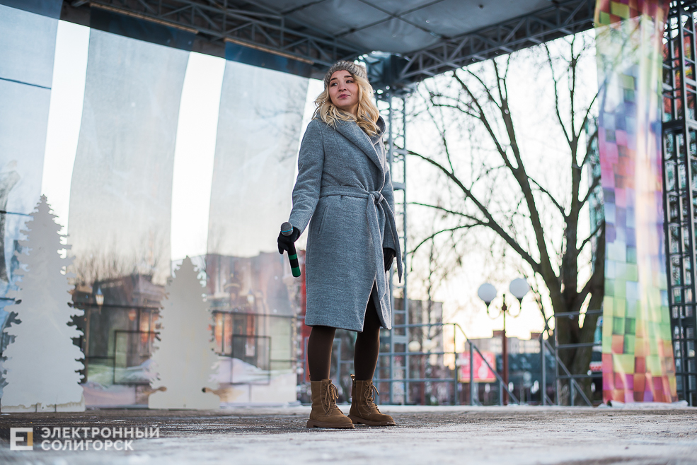 рождественский концерт на площади