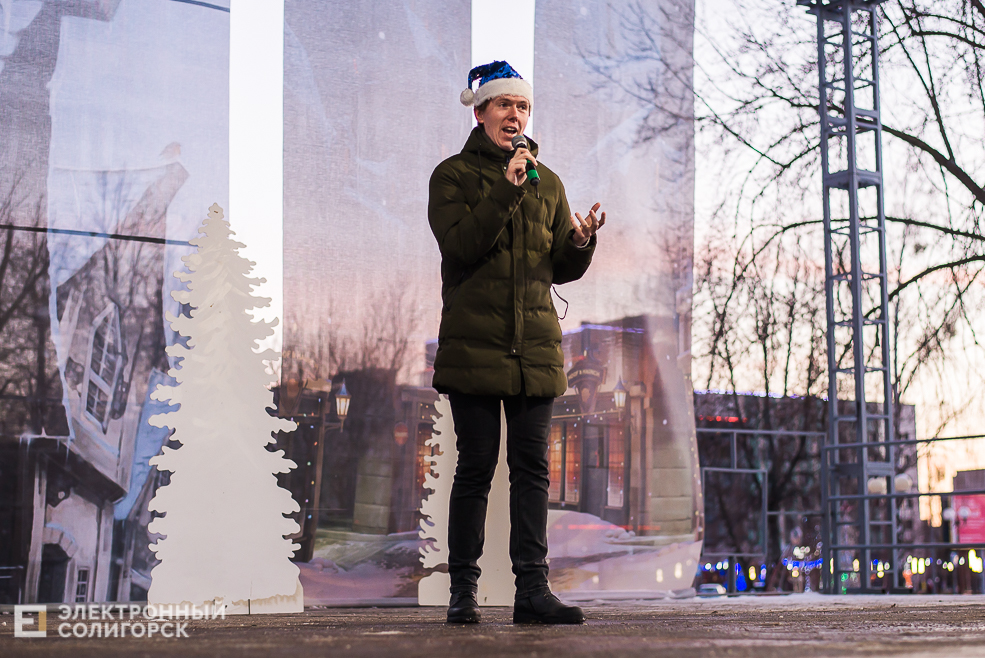 рождественский концерт на площади