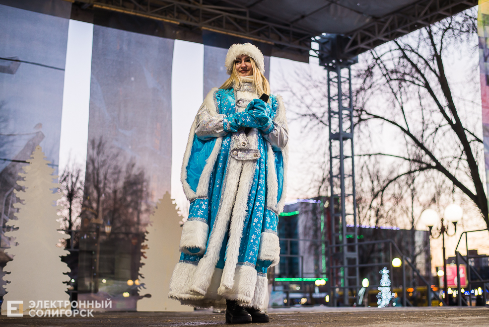 рождественский концерт на площади