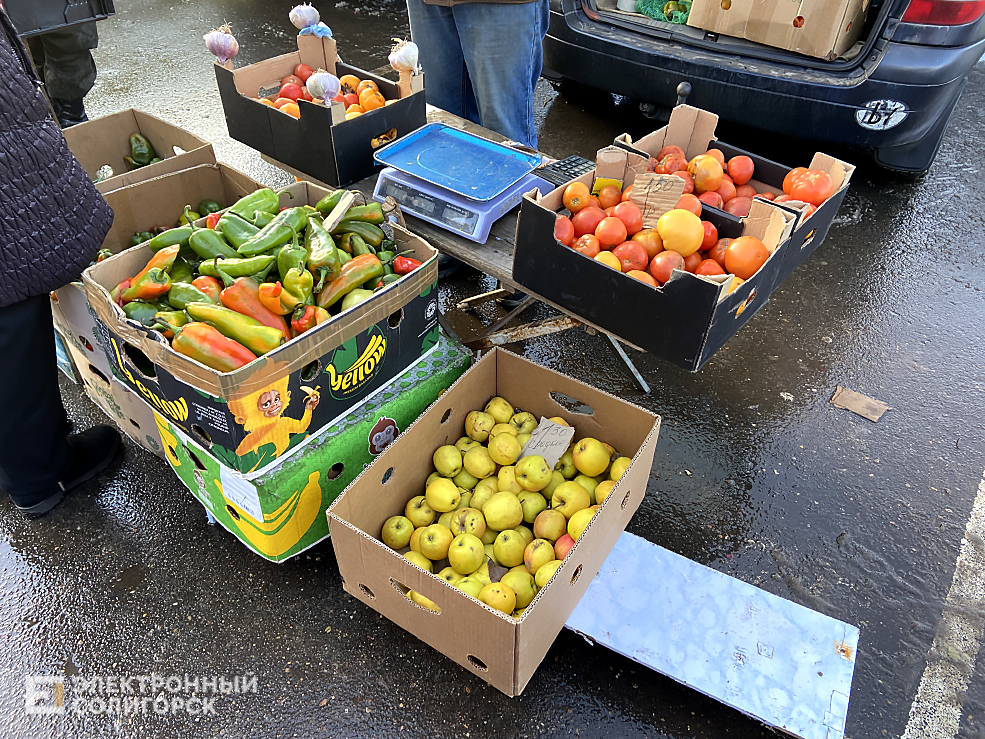 цены на продукты на рынке