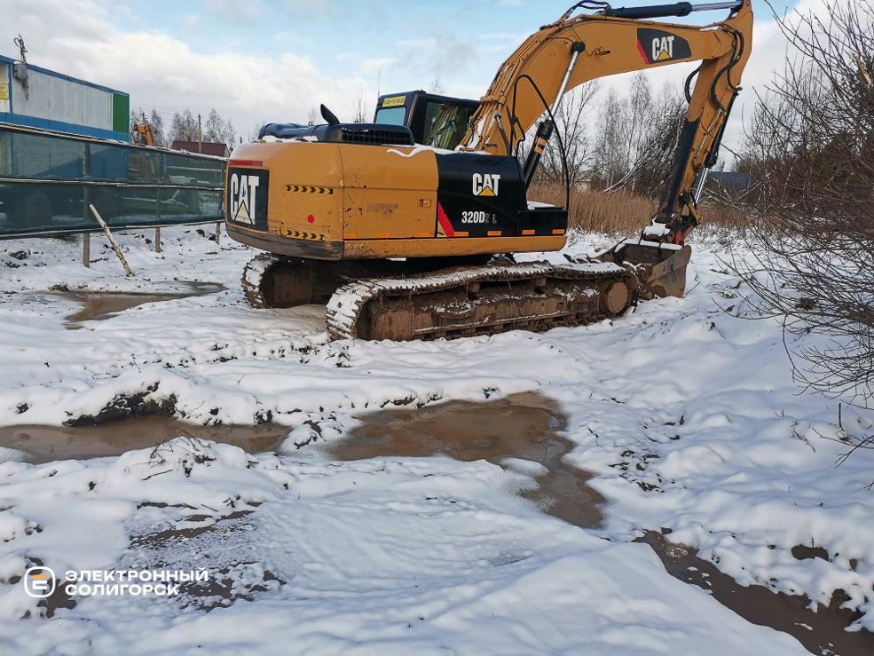 Ремонт дороги в посёлке Зозёрный