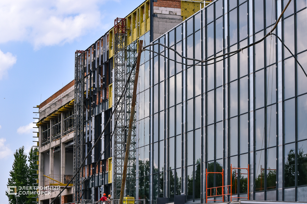 Дорожные работы на улице Горького в Солигорске