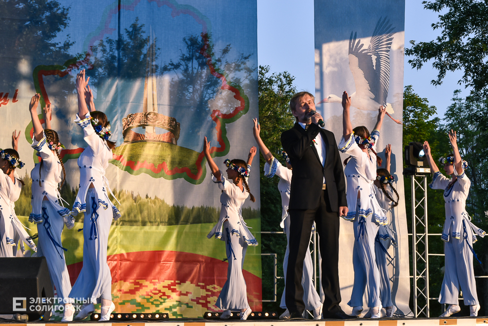 Концерт и салют в Солигорске в День Независимости Республики Беларусь