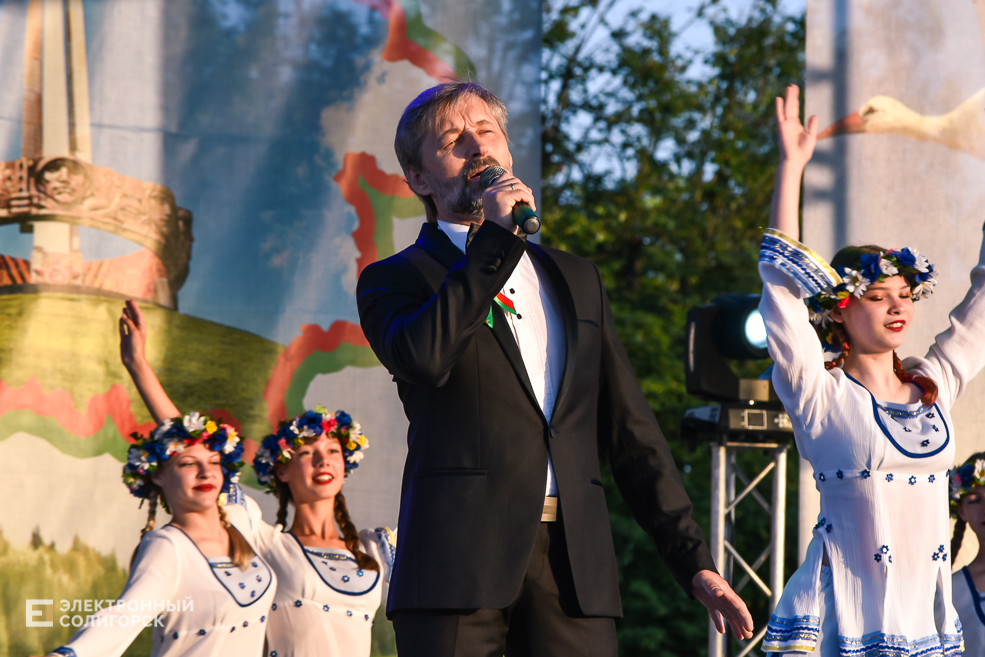 Концерт и салют в Солигорске в День Независимости Республики Беларусь