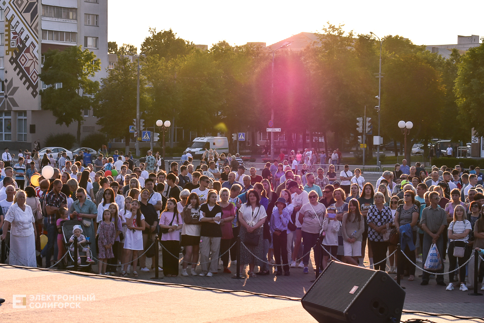 Концерт и салют в Солигорске в День Независимости Республики Беларусь
