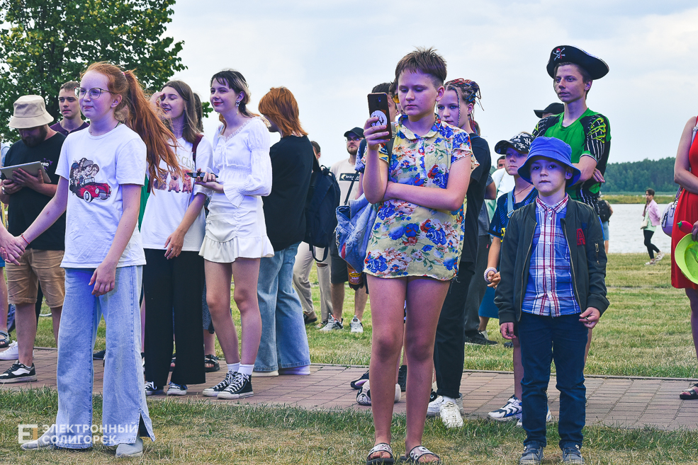 День молодёжи в Солигорске, рок-концерт и дискотека
