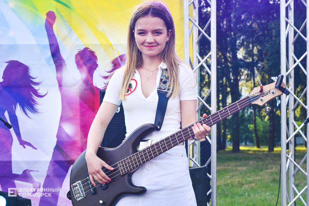 День молодёжи в Солигорске, рок-концерт и дискотека
