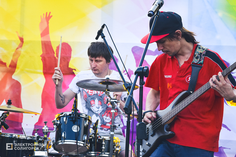 День молодёжи в Солигорске, рок-концерт и дискотека