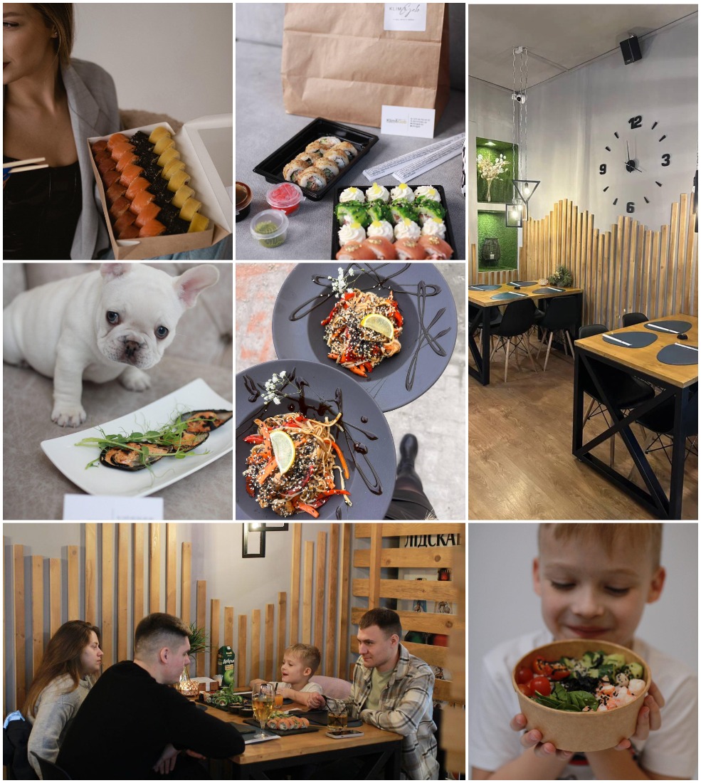 Klim&Gab солигорск суши