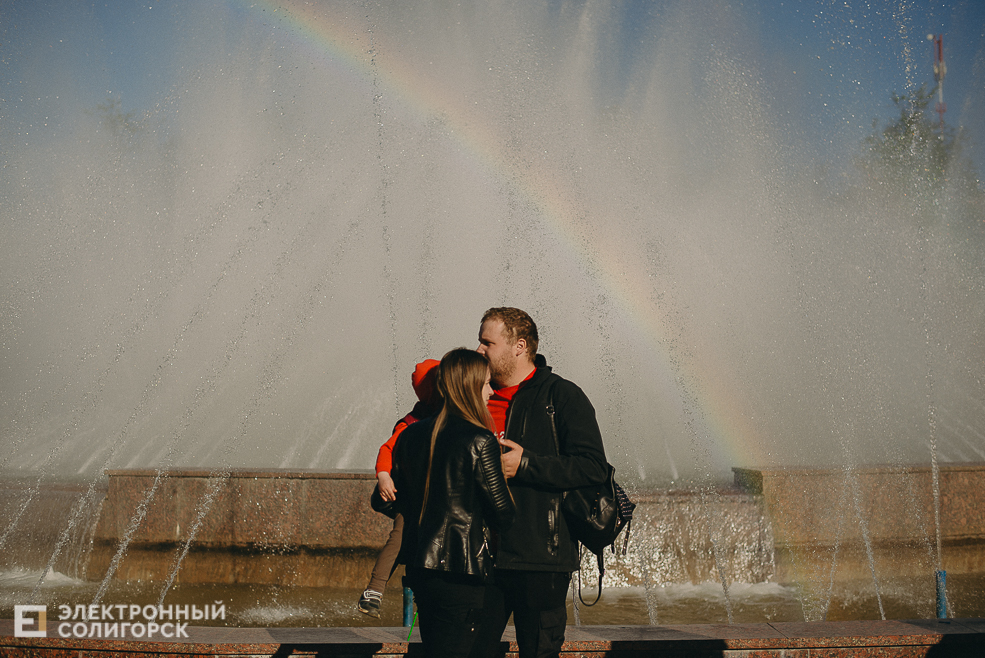 главный фонтан солигорск