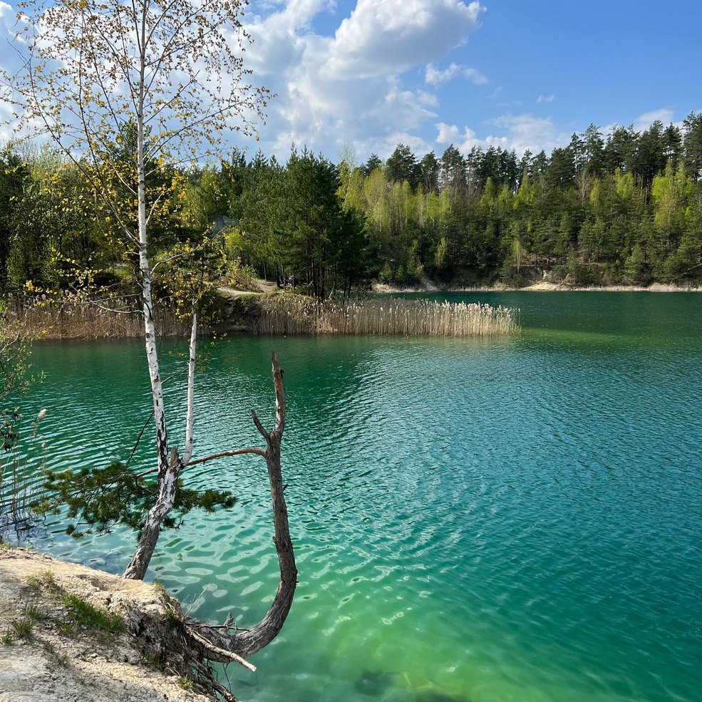 Голубые озёра в Любанском районе белорусские мальдивы