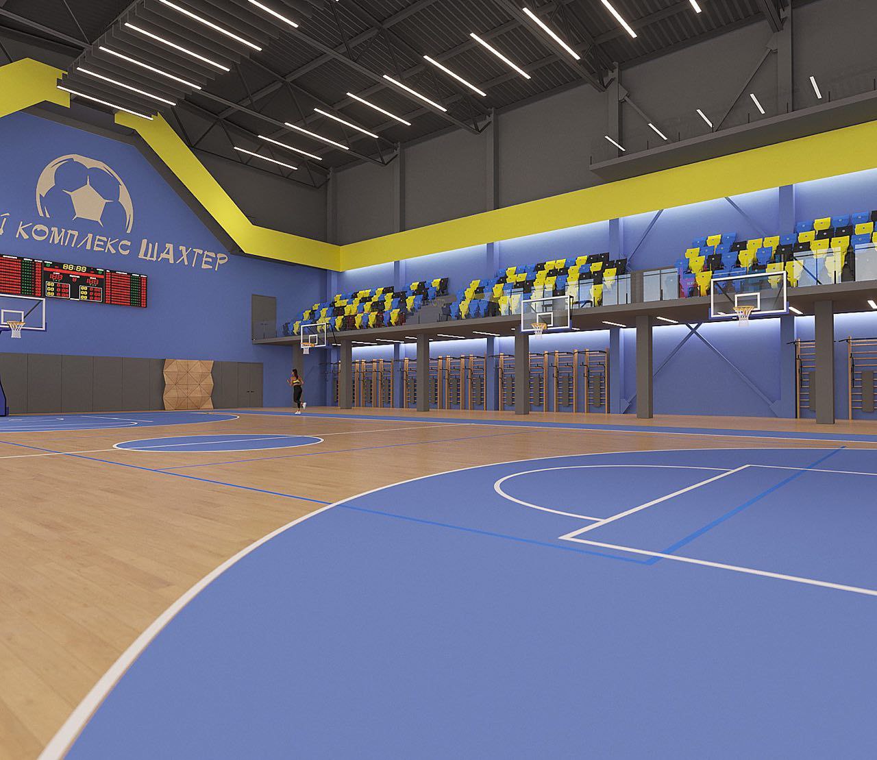 спортивный комплекс шахтер в солигорске