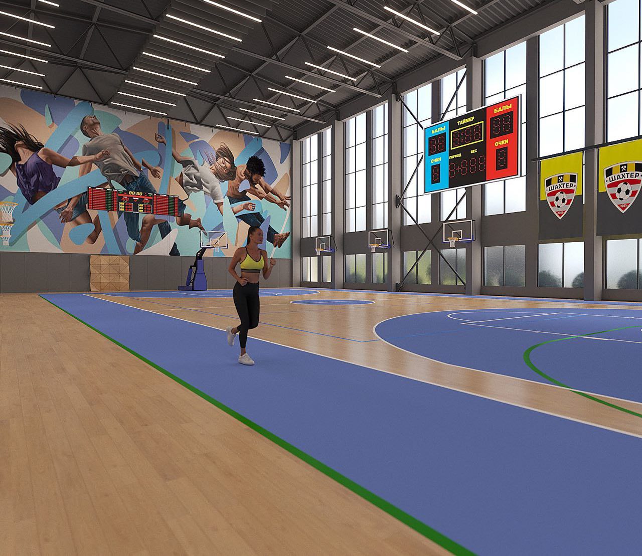 спортивный комплекс шахтер в солигорске