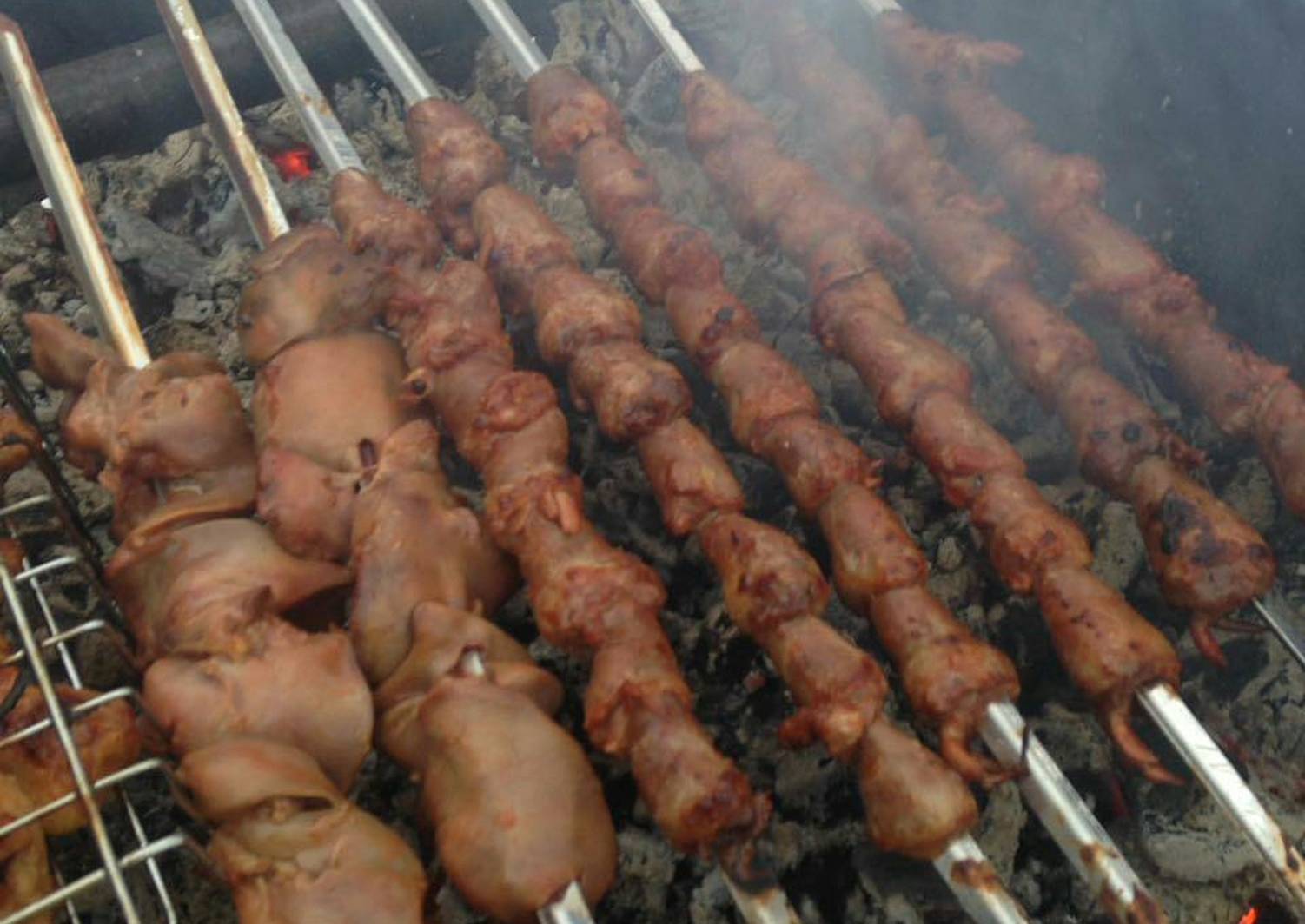 shashlyki iz kurinoi piechieni i sierdiechiek основное фото рецепта