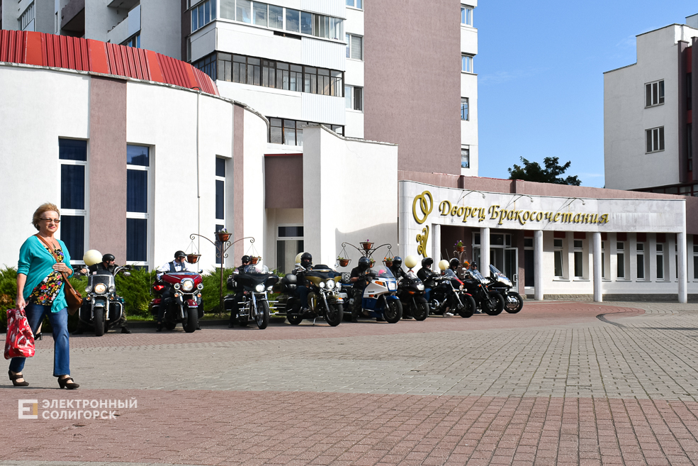 Мотосвадьба в Солигорске