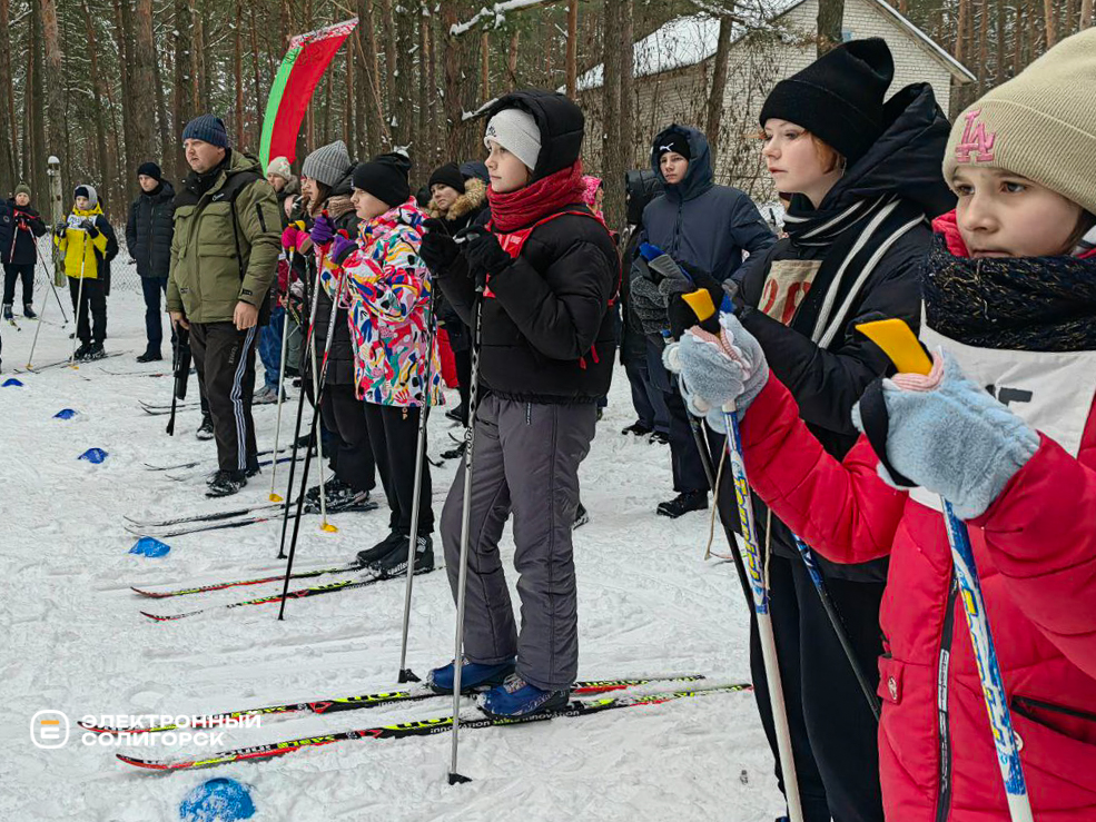 Снежный снайпер в Солигорске