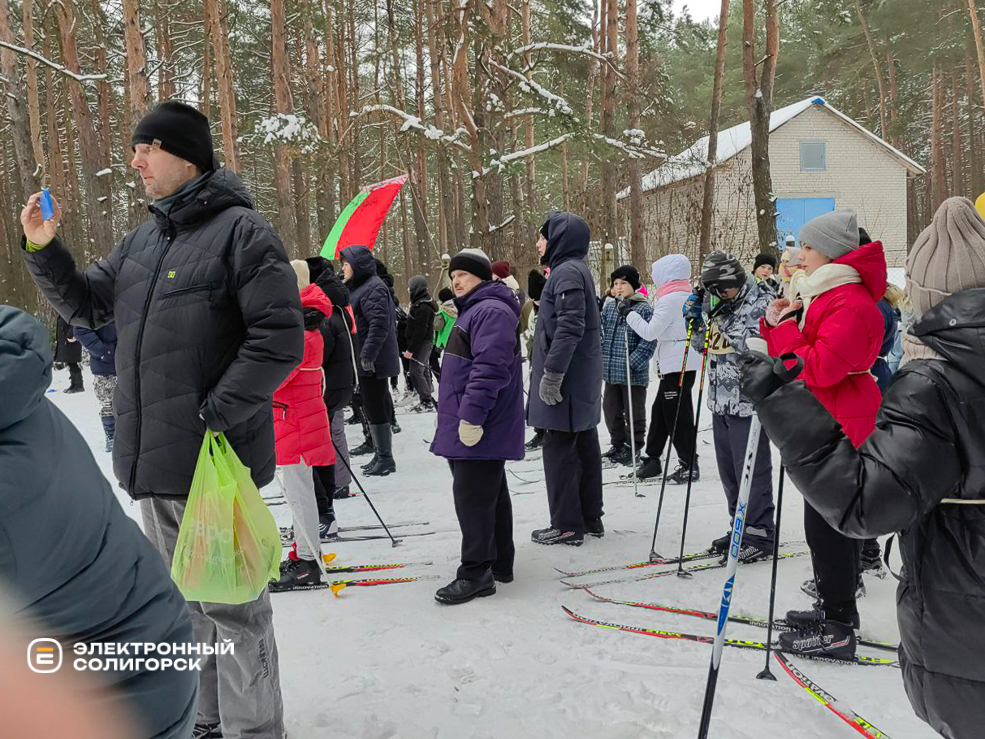 Снежный снайпер в Солигорске
