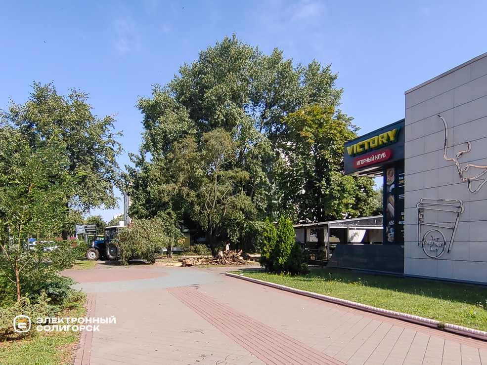 Последствия грозы в Солигорске