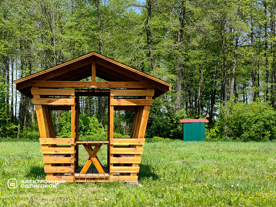Пляж в Красной Слободе Солигорского района