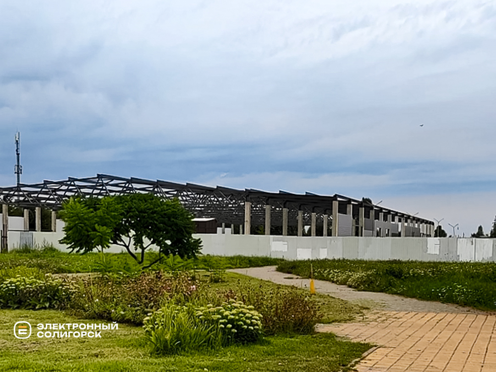 Строительство торгового центра в Солигорске