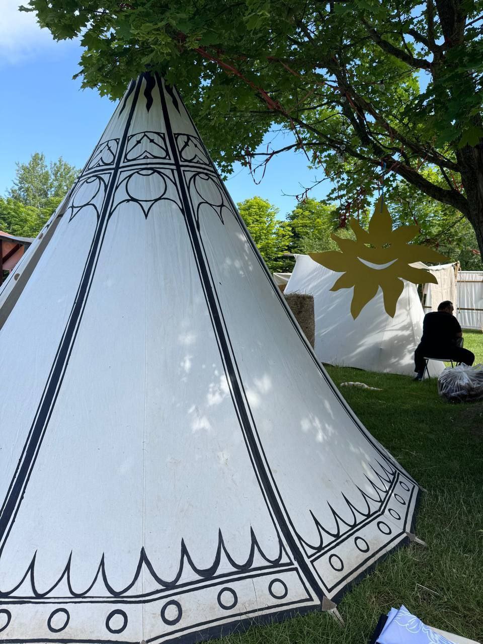 аутентичный шатер историческая реконструкция