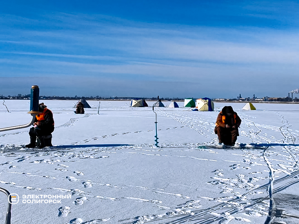Солигорские рыбаки