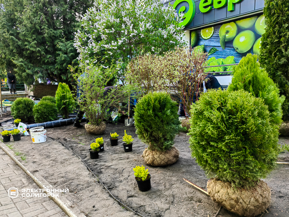 Благоустройство Солигорска