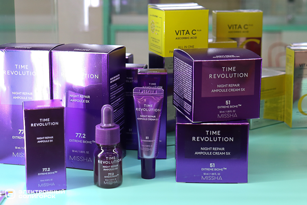 Открытие островка корейской косметики Красивая в Солигорске, ТЦ N3PLAZA