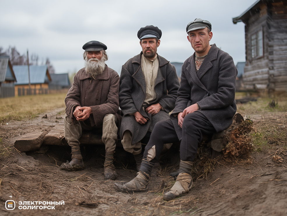 Жизнь Полесья в 1910-1930-х гг. оцвечено Электронным Солигорском