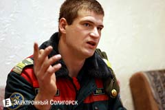 Спас двух человек из горящего дома