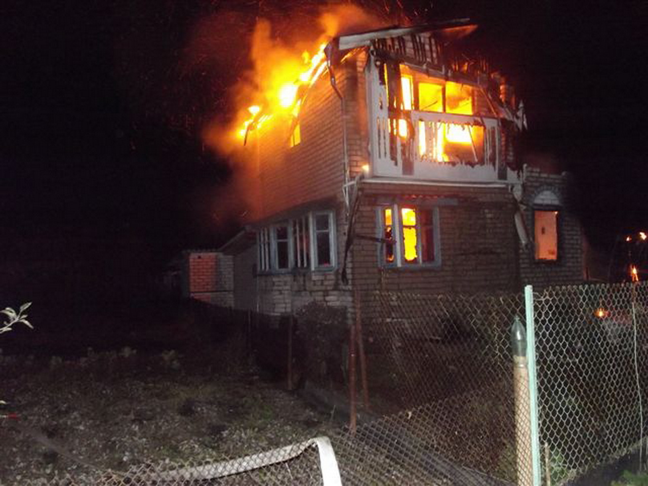 Пожар в Летенце, Солигорский район